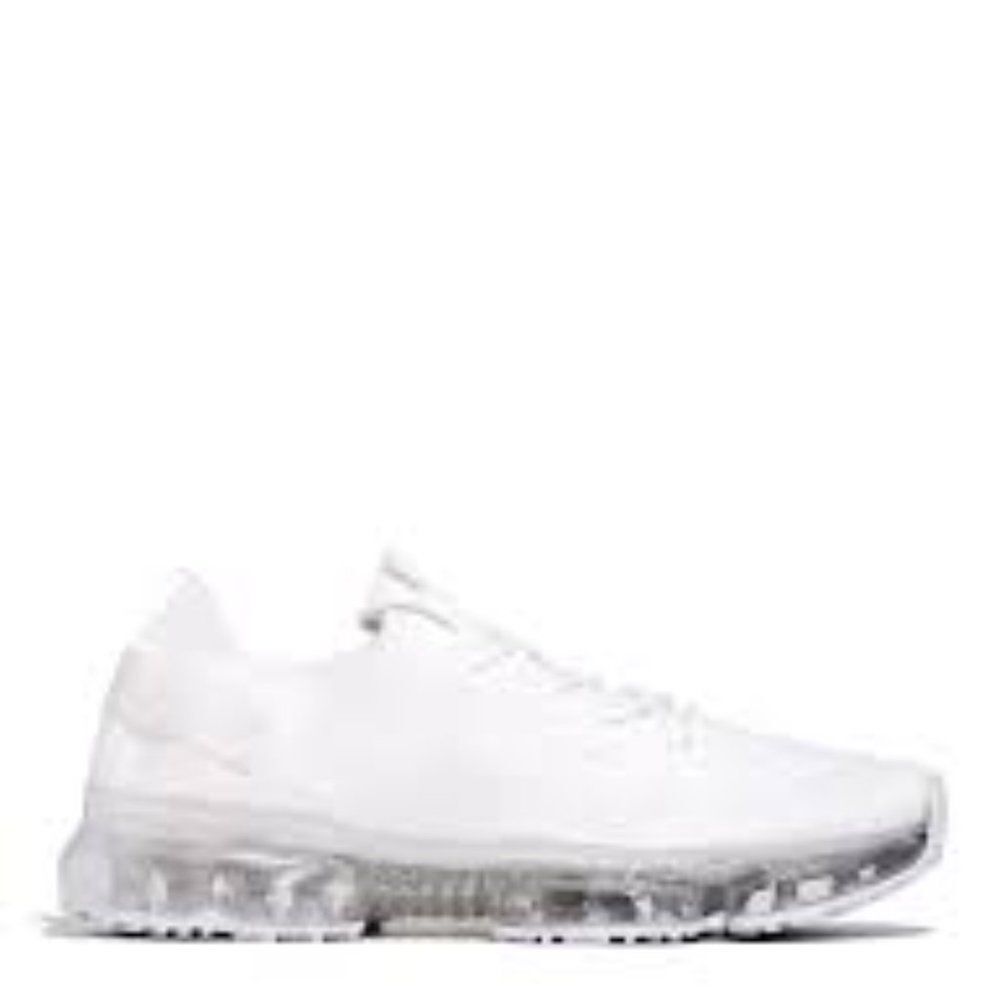 La Sheelah New Bubble Air Cushion Lace Up Knitted White Sneakers